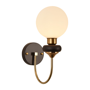 中古风卧室床头灯奶油壁灯复古温馨南瓜儿童房灯客厅电视背景墙灯