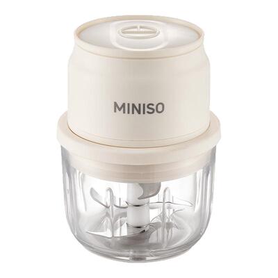 MINISO电动搅蒜泥神器家用小型多功能绞肉机无线充电打蒜器捣蒜器
