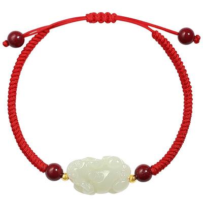 招财貔貅和田玉手链十年品牌