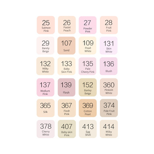 肤色马克笔肉色学生美术专用动漫皮肤色系自选无毒可水洗画画笔手绘双头水彩笔初中油性浅涂鸦手绘补色号单色