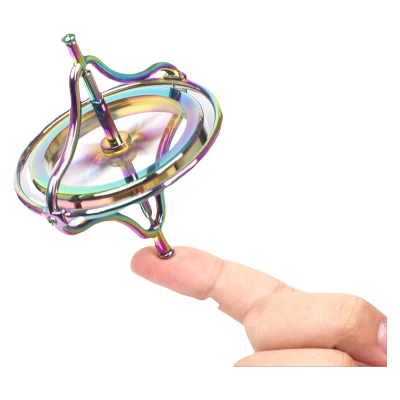 反重力陀螺仪稳定器永动黑科技玩具金属高级平衡智能悬空桌面陀螺
