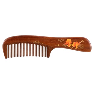 谭木匠金玉满堂 天然木梳梳子女士专用长发头皮经络按摩护发护理