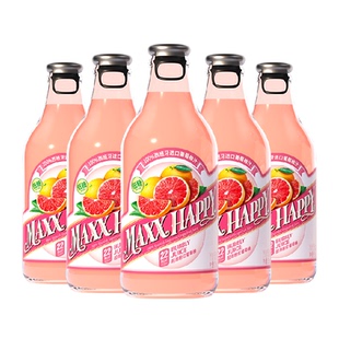 MAXX碳酸饮料汽水冰可乐特浓柠檬柚子树莓桃桃葡萄柚果汁饮品