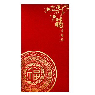 装一万元的大号红包袋2026新款过年喜庆福字通用高档利是封订定制
