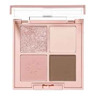 intoyou四色眼影盘紫色芋泥盘爆闪粉棕色低饱和淡妆2025年新款女