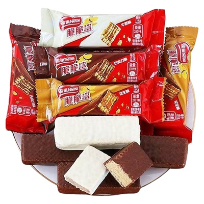 雀巢脆脆鲨威化饼干零食