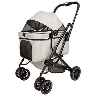 EDENPETZ P2宠物推车小狗猫咪外出手推车轻便折叠小型犬婴儿车