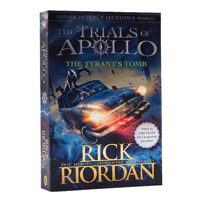 Percy jackson 英文原版 The Trials of Apollo Book 4 The Tyrant’s Tomb 科幻小说 阿波罗的审判4 暴君的陵墓 波西杰克逊系列