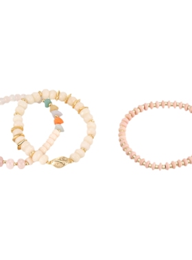 AJIDOU阿吉豆手链女休闲时尚简约优雅专柜同款串珠手串手环