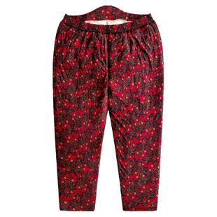 外穿特大号轻薄款驼绒棉裤女胖老人居家加肥加大码外裤保暖薄棉裤