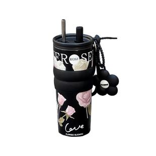 高颜值保温杯女生大容量便携车载水杯子办公室泡茶水杯男款咖啡杯