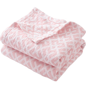 全棉纱布毛巾被日式空调毯