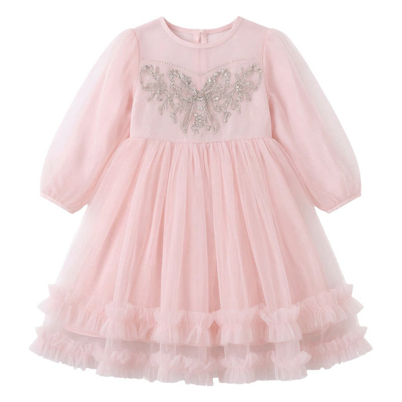 女童公主裙秋装蓬蓬纱生日礼服裙