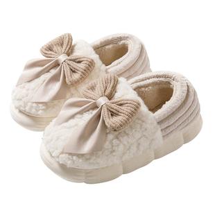 月子棉拖鞋女士冬季2025新款包跟室内家居保暖毛毛绒棉鞋女款冬天