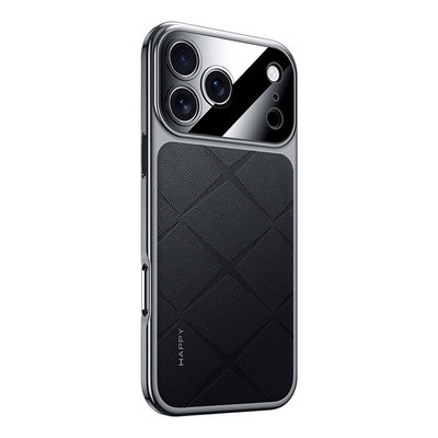 适用苹果17系列手机壳奢华素皮