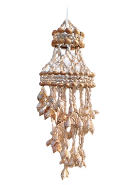 贝壳风铃海螺贝壳摆件小礼物手工