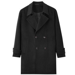 MindBridge【山羊绒】2026年春中长款毛呢外套男士西装款羊毛大衣