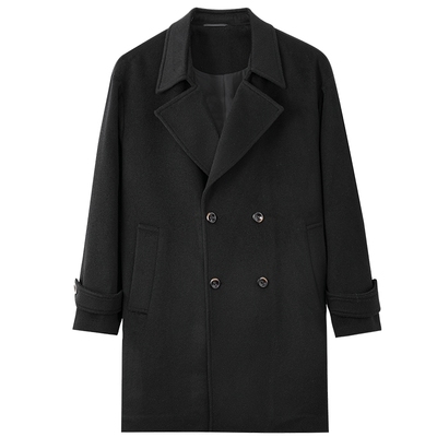 MindBridge中长款毛呢大衣