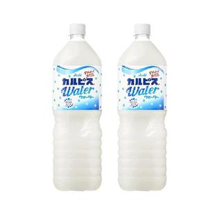 日本原装进口可尔必思乳酸菌风味饮料大瓶益生菌酸奶1.5L*2瓶