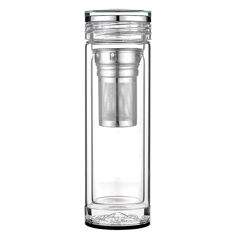 正品水晶保温车载印字logo泡茶杯