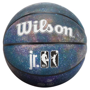 Wilson威尔胜官方jr.NBA彩色小学生儿童训练室内外通用4号5号篮球