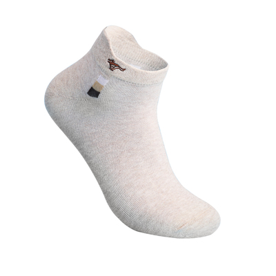 七匹狼100%纯棉吸汗防臭男士短袜
