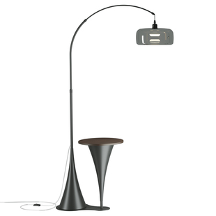 意式极简钓鱼落地灯客厅沙发旁边几轻奢设计师置物架卧室台灯一体