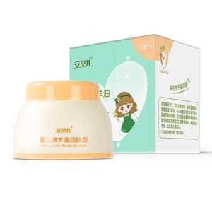 安贝儿婴儿绵羊油润肤霜儿童保湿霜擦脸护肤品宝宝面霜秋冬身体乳