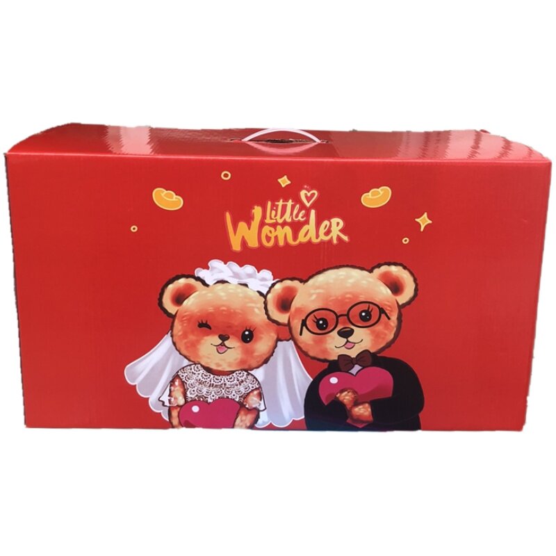 压床娃娃一对结婚新婚礼物高档新款大号毛绒玩具公仔情侣泰迪熊