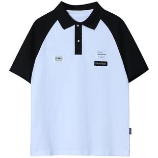 胖男童polo衫短袖夏季薄款青少年初中生男孩翻领夏装T恤儿童半袖