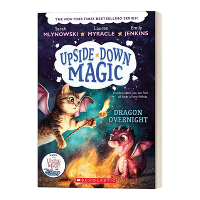 英文原版 Upside-Down Magic #4 Dragon Overnight 失控的魔法4 儿童读物 英文版 进口英语原版书籍