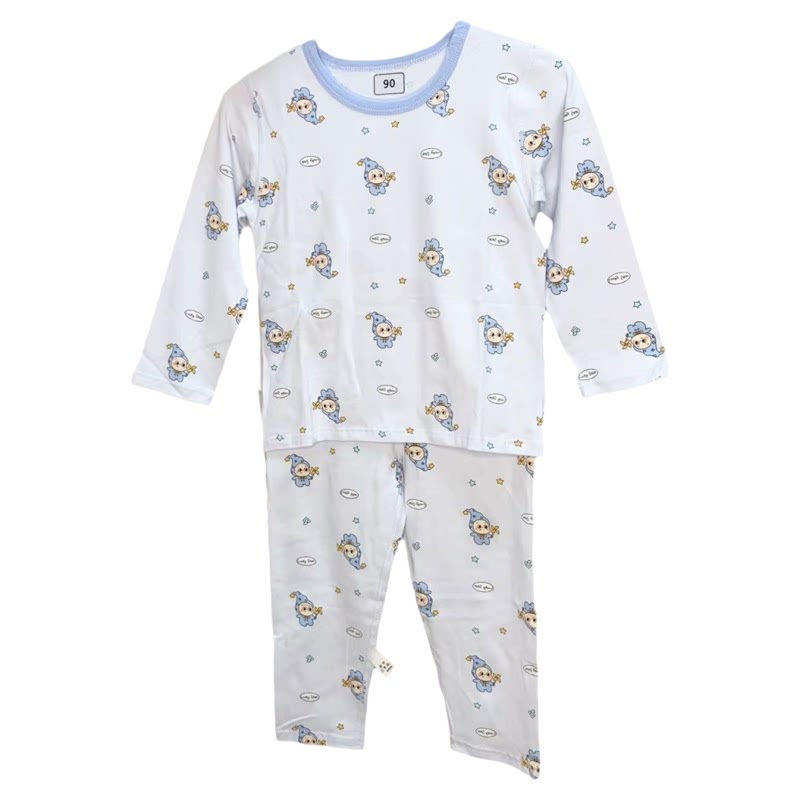 1捡漏90-190码男童莱卡棉初秋衣秋裤家居服打底睡衣卡通图案
