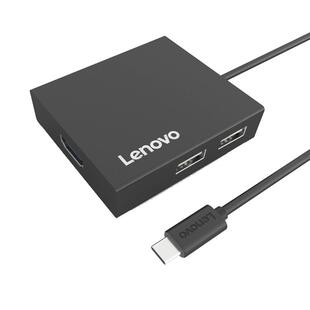 联想 thinkplus USB Type-c多功能扩展坞5口分线器C150  thinkpad笔记本一拖五usb-c hub扩展坞