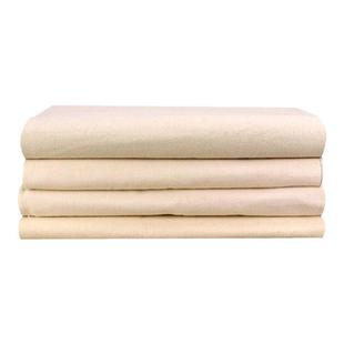 加厚帆布床单老粗布纯棉白色帆布布料沙发面料包包diy手工包邮