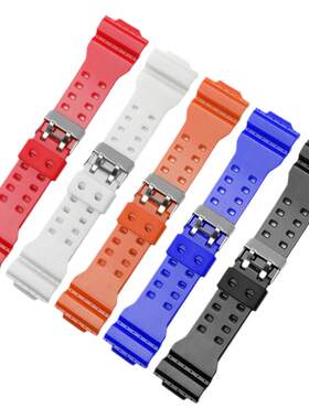适配G-SHOCK黑金硅胶表带