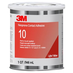 3M 10胶水氯丁橡胶接触胶1300 1357柔性快干粘金属塑料橡胶垫圈木材不锈钢板专用防水耐高温密封胶层压胶水