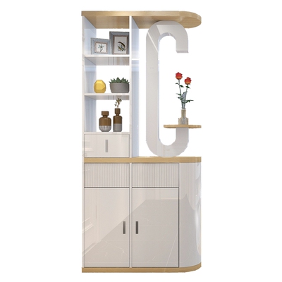 进门屏风鞋柜一体现代烤漆定制