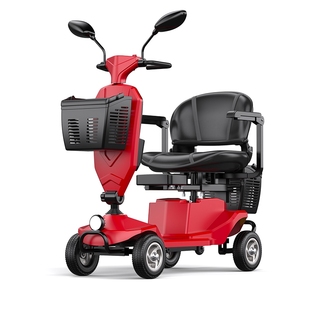 WDS新款老人代步车四轮电动残疾人双人专用电瓶车老年折叠助力车