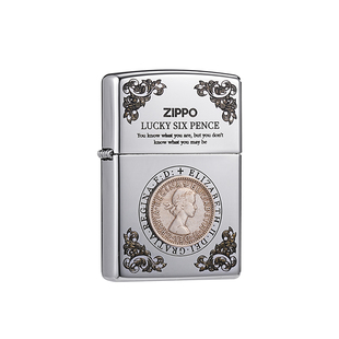 zippo打火机原装正品月亮与六便士唐草镜面贴章煤油防风男女礼物