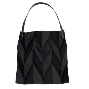 陆与山屿自制三宅风折纸暗黑系列可折叠男女出街手提单肩帆布包