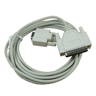 旭天适用皮卡刻字机数据线精卡不干胶雕刻机打印线25针9孔串口线