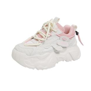 森马女鞋2025新款冬季潮流小白百搭运动休闲厚底增高跑步老爹潮鞋