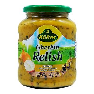 冠利芥末青瓜蓉酸黄瓜酱芥末酱汉堡酱德国面包三明治酸黄瓜芥末酱