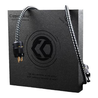 铜彩夜神5N无氧铜电源线发烧级