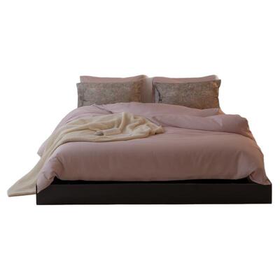 简约现代风纯色长绒棉贡缎四件套