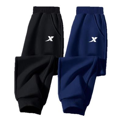 特步儿童卫裤2025新款秋冬季男童