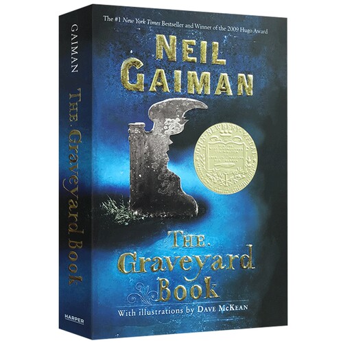 坟场之书 英文原版小说 The Graveyard Book 英文版 纽伯瑞金奖 雨果奖长篇小说奖 尼尔盖曼 幻想文学 进口英语书籍