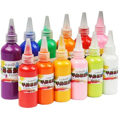 无毒可水洗丨儿童手指画水粉颜料