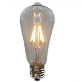 美式简约工业风吊灯复古创意服装店餐厅个性灯泡灯头带线装饰吊灯