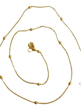 黄铜蛇骨O链不易掉色锁骨链素链